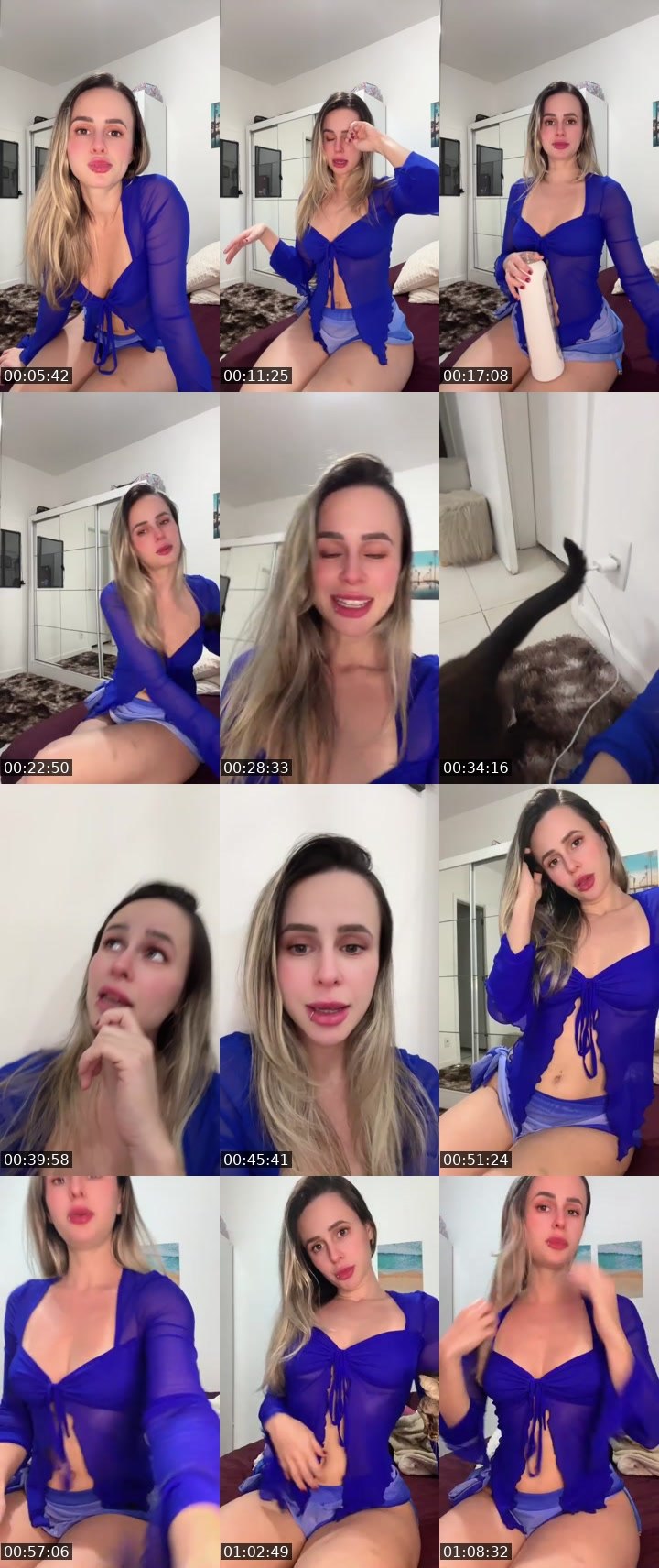Bigo live: #Beauty 😱BLUE GIRL💙 by @jujuoficiall