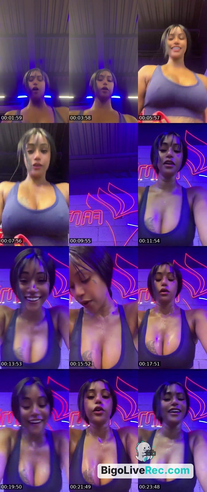 Bigo live: #charmer Treino🦾 by @blackdoll38