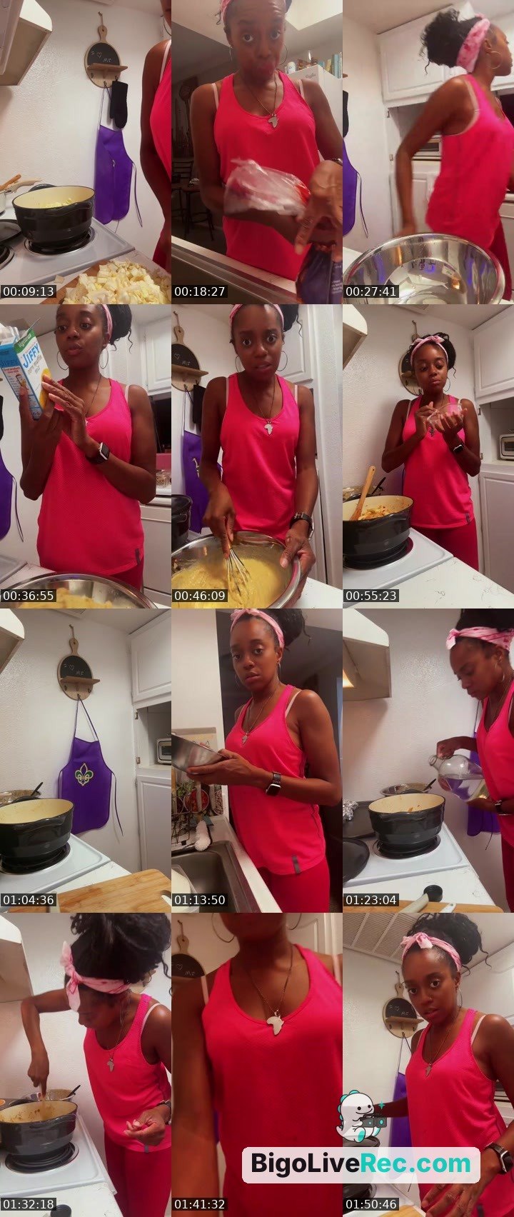 Bigo live: #CreatorsCheckin Cook with me 🍴 by @AmberSharae