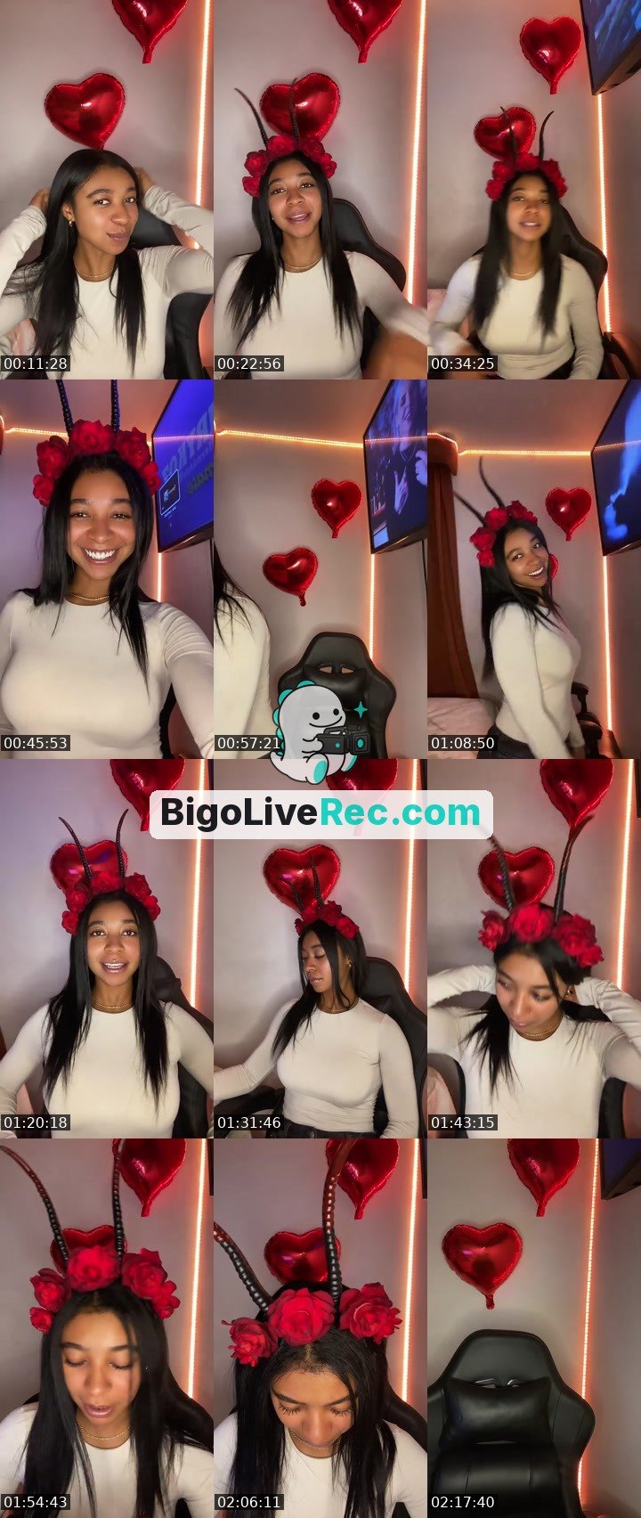 Bigo live: #Beauty HELLOWEEN🖤👻 by @Fitgirl11.